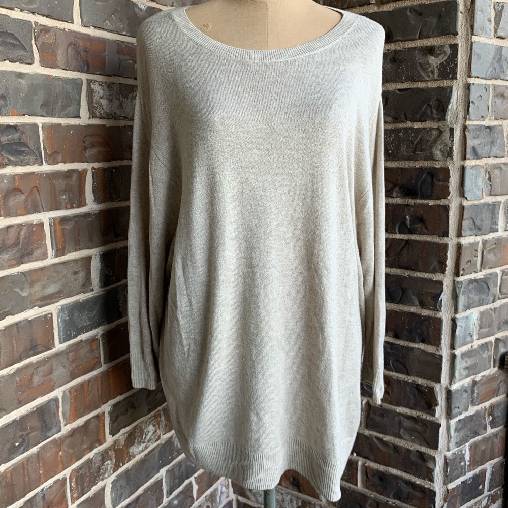 Leith Cozy Tunic Crewneck Sweater - Small
